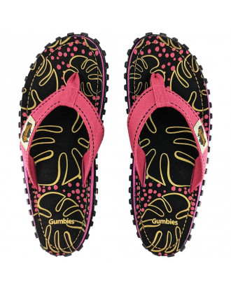 Slabi Flip-flops Gumbies Tropical Black