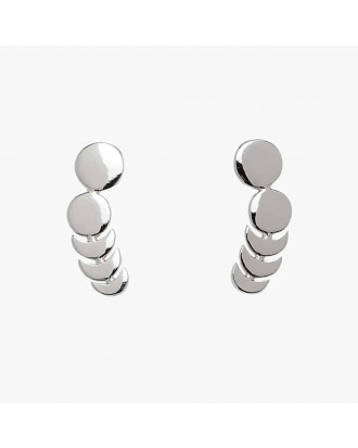 Pura Vida cercei Moon Phases Ear Climber