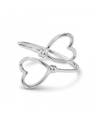 Inel Heart Wire Pura Vida, Heart Duo