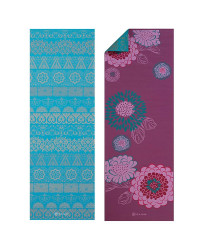 Reversible Premium Printed Gaiam yoga mat 6mm (173cm)