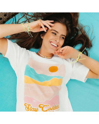 Pura Vida tricou pentru femei Stay Golden