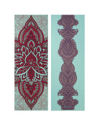 Reversible Premium Printed Gaiam yoga mat 6mm (173cm)