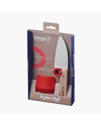 Set Opinel Le Petit Chef: cuțit și protecție pentru degete